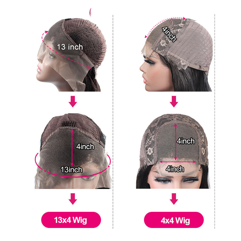 Women'S Wigs Colored Medium Length Straight Hair