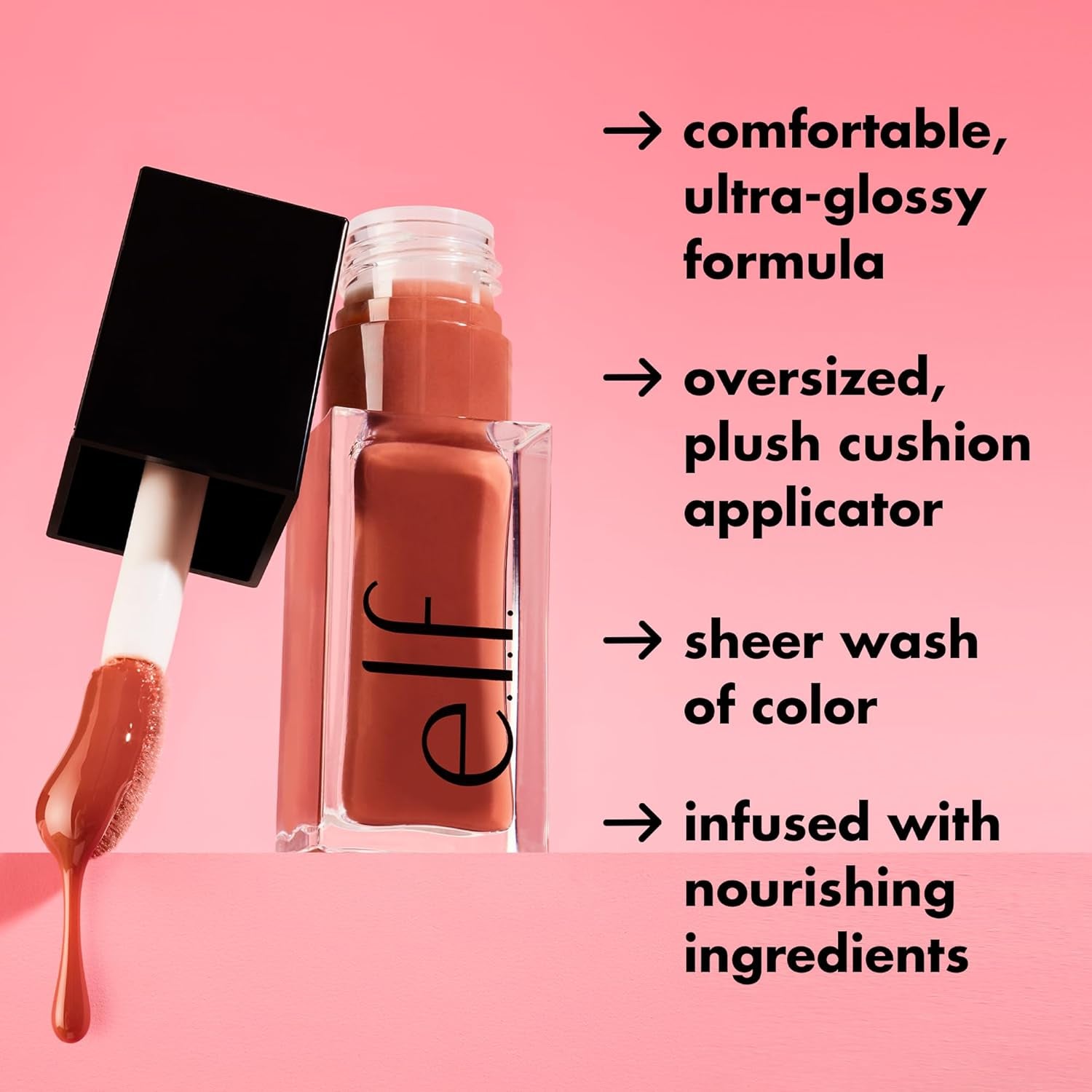Glow Reviver Quad Goals Lip Oil Kit, 4 Hydrating, Non-Sticky Glossy Tinted Lip Oils, Lip Gloss Set, Moisturizing Lip Care, Vegan & Cruelty-Free