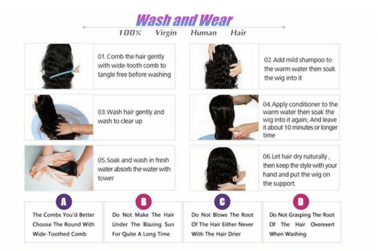 Human Hair Loose Deep Lace Frontal Wigs 13X4 Headgear