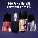 E.L.F. Glow Reviver Lip Oil Glimmer, Hydrating Lip Oil with Glitter Finish 7.6Ml