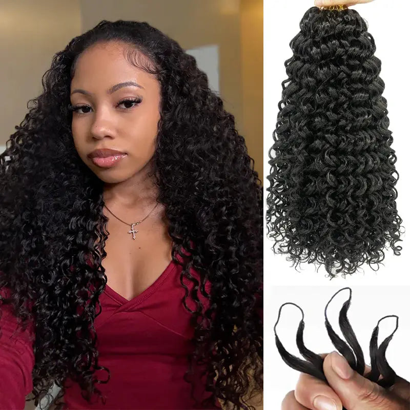【Flash Sale】Isee HAIR Human Hair Crochet Hair Extensions – Miracle Knots Pre-Separated Crochet Braids, Knotless Boho Braids, Mermaid Braids, Goddess Braids, Burmese Curly, Kinky Curly, Water Wave, Vacation Hair & Beach Essentials#Summerwins #Summerhair