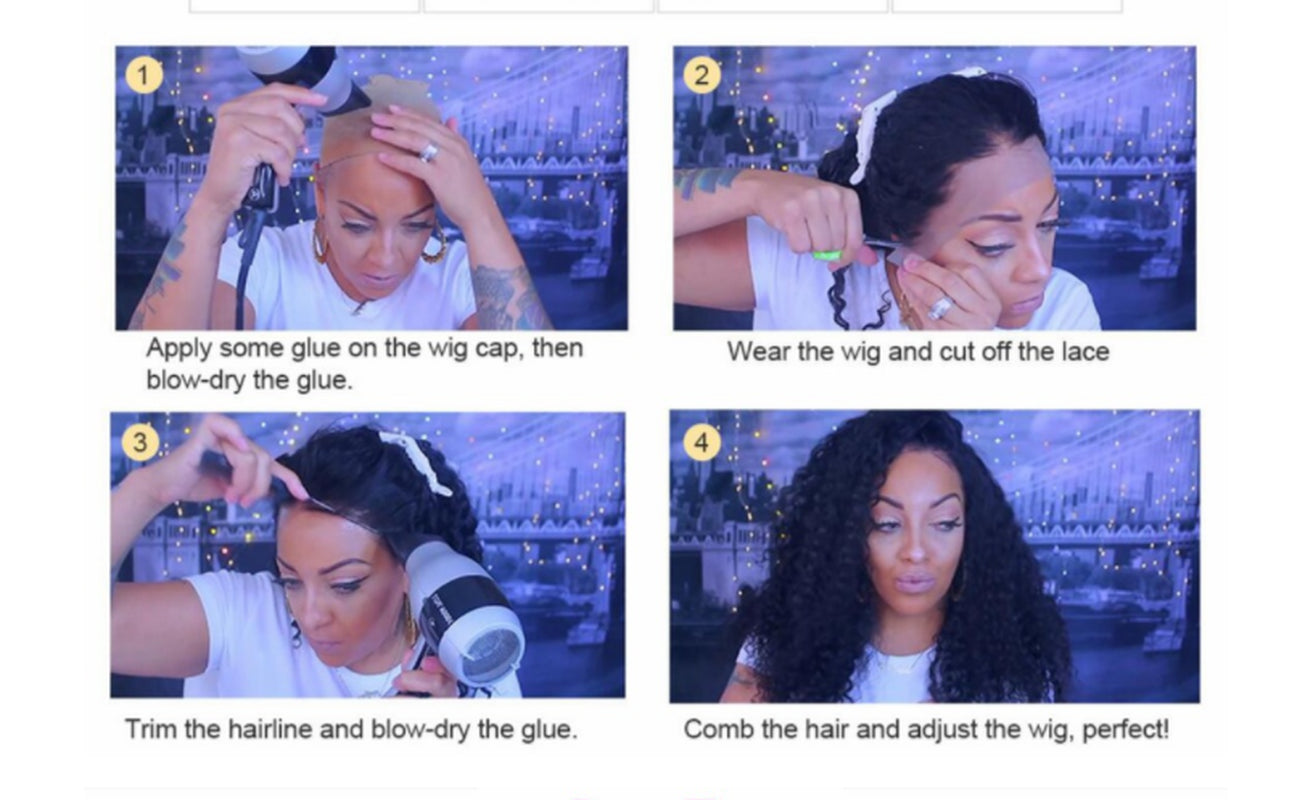 Human Hair Loose Deep Lace Frontal Wigs 13X4 Headgear