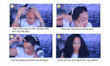 Human Hair Loose Deep Lace Frontal Wigs 13X4 Headgear