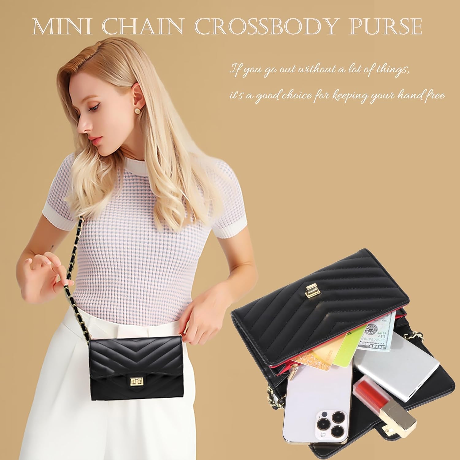 Small Crossbody Bags for Women, Small Purses Crossbody Purses, Cell Phone Purse with Card Slots for Travel Daypack | Small Purses