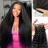 New 2026 Ramiss Burmese Curly Crochet Human Hair Pre-Separated 50G/Pack Time-Saving, 40 Strands/Pack Mircale Knots Hot Braids,4-5 Packs for Full Head Protective Styles Light Weight No Tension Reusable Feather Crochet Extension #Summerwins #Dealsforyoudays