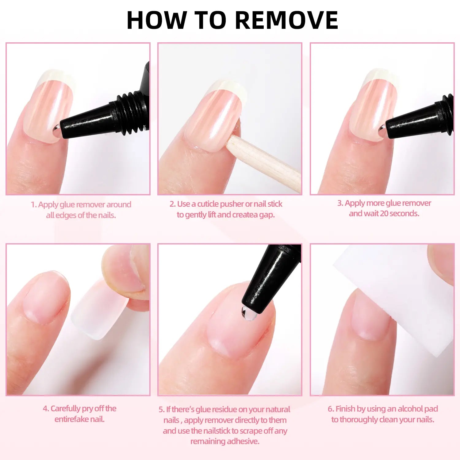Curvlife Extra Short Squoval Press-On Nails Collection | 30PCS | Natural Nude & Pink Tones, Simple Cute, Soft Petal & Floral Styles, Glossy Jelly Finish | Summervibes | Non-Toxic Reusable Nails, Easy Application, Everyday Minimal Look for Daily Wear