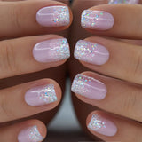 Milky White Press on Nails | Curvlife Nail | 30Pcs | Glossy Natural Finish | Easy Apply, Comfortable & Durable | Daily, Business & Elegant Nail Art | Summervibes
