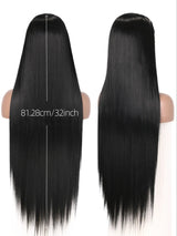 32 Inch Super Long Glueless Headband Half Wig for Women, Daily Wear Wig, Synthetic Wigs, Synthetic Straight Hair, Heat Resistant Fiber, Suitable for Daily & Party Use