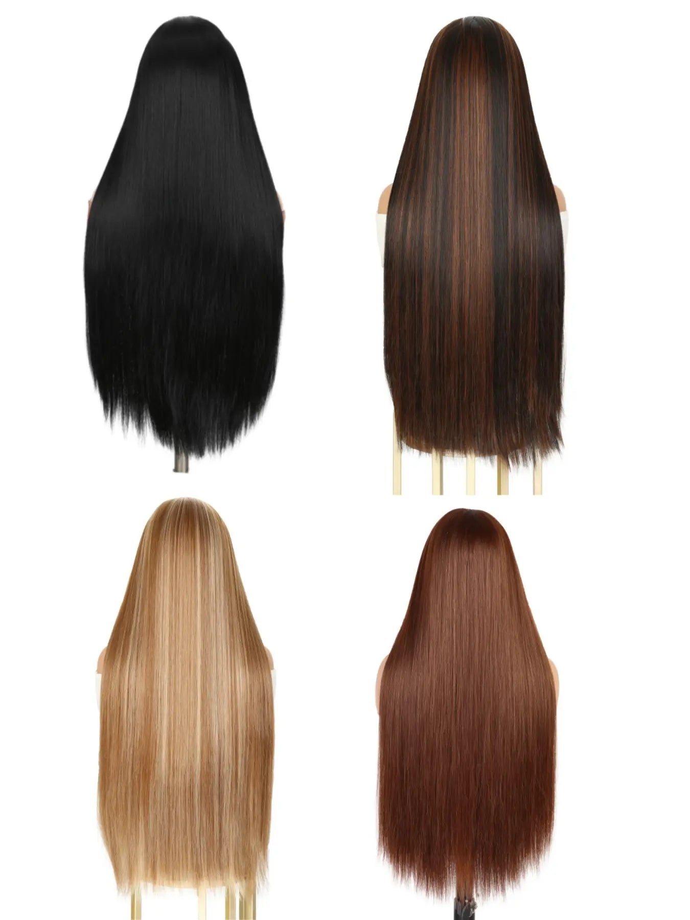 32 Inch Super Long Glueless Headband Half Wig for Women, Daily Wear Wig, Synthetic Wigs, Synthetic Straight Hair, Heat Resistant Fiber, Suitable for Daily & Party Use