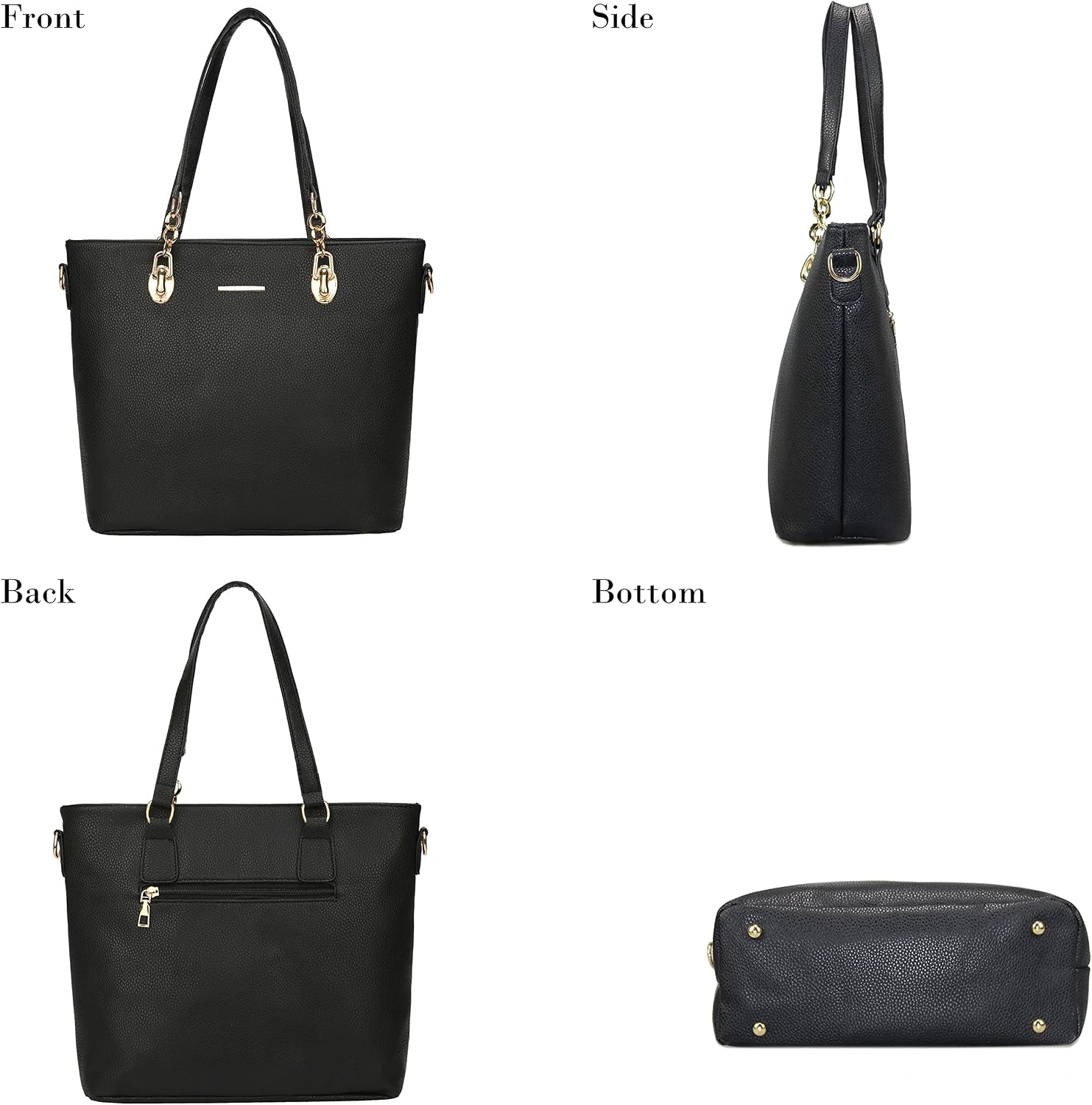 Purses and Handbags for Women Synthetic Leather Tote Crossbody Bags Satchel Purses Set 6Pcs | Set