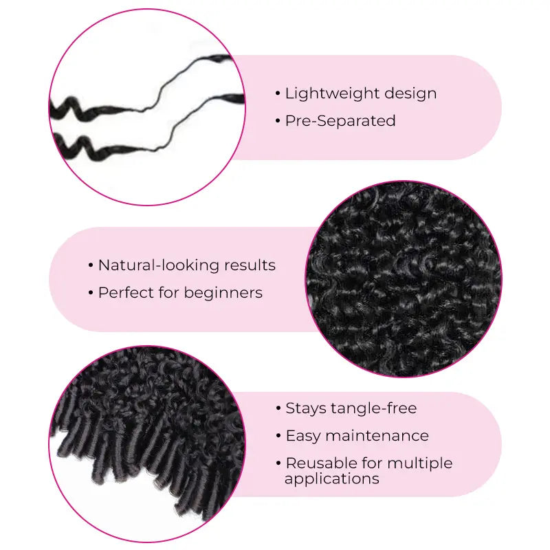【Flash Sale】Isee HAIR Human Hair Crochet Hair Extensions – Miracle Knots Pre-Separated Crochet Braids, Knotless Boho Braids, Mermaid Braids, Goddess Braids, Burmese Curly, Kinky Curly, Water Wave, Vacation Hair & Beach Essentials#Summerwins #Summerhair