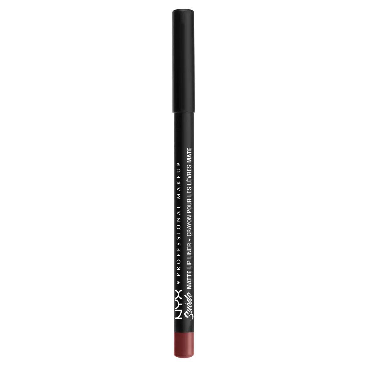NYX Professional Makeup Suede Matte Velvet Smooth Vegan Lip Liner - 0.035Oz