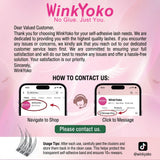 Self Adhesive Natural Lash Clusters-Fishtail Styles, Winkyoko No Glue Beginner Friendly Lashes, C Curl Diy Lash Extension, 8-14Mm Mixed Length Individval Natural-Look Eyelash Extension, Pre-Glued Long Lasting Lightweight Wispy Cat Eye Look No Glue Needed