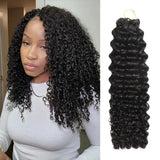 New 2026 Ramiss Burmese Curly Crochet Human Hair Pre-Separated 50G/Pack Time-Saving, 40 Strands/Pack Mircale Knots Hot Braids,4-5 Packs for Full Head Protective Styles Light Weight No Tension Reusable Feather Crochet Extension #Summerwins #Dealsforyoudays
