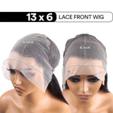 13X6 Bob Wig Water Wave Bob Wigs Human Hair 13X6 Lace Frontal Wigs 200% Density Curly Bob Wig Human Hair Pre Plucked Deep Wave Wig for Black Women Natural Black 8Inch