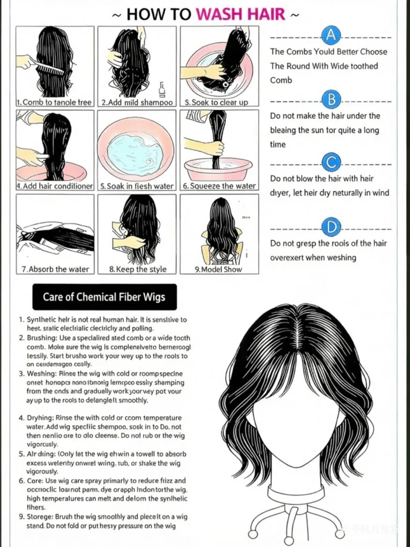Lehanhair 24 Inch Long Body Wave Wig for Women, Gorgeous Fluffy No-Bangs Synthetic Hair Wigs Heat Resistant 13X6 Lace Front Wig for Daily Wear Wig and Parties, Glueless Wig, Fluffy Effortless Wig, Fashion Fluffy Wigs