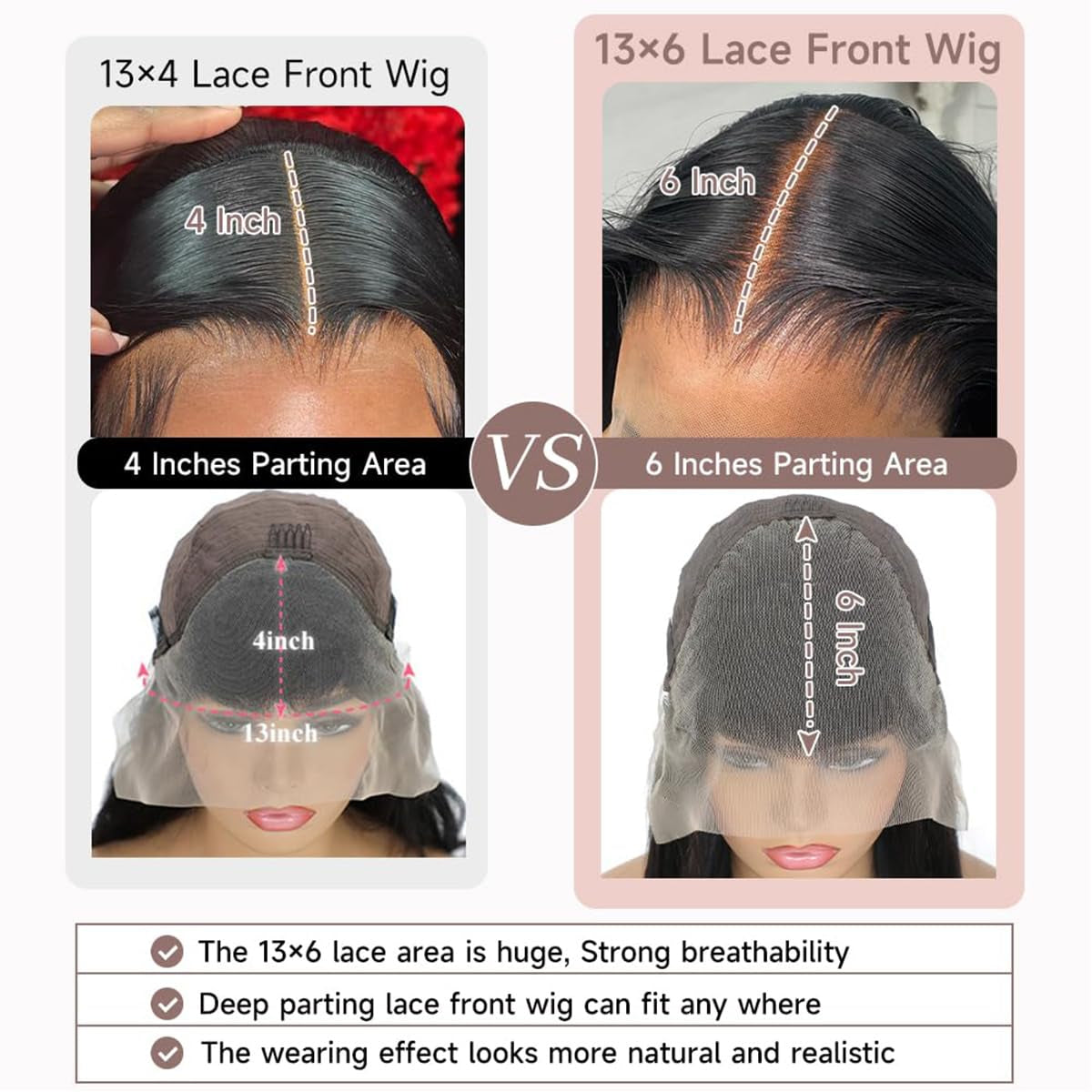 13X6 Lace Front Wigs Human Hair Wig Pre Plucked Body Wave Wig Human Hair Lace Frontal Wigs Human Hair Wigs for Black Women Glueless Wigs (Body Wave 13X6, 22 Inch Body Wave)