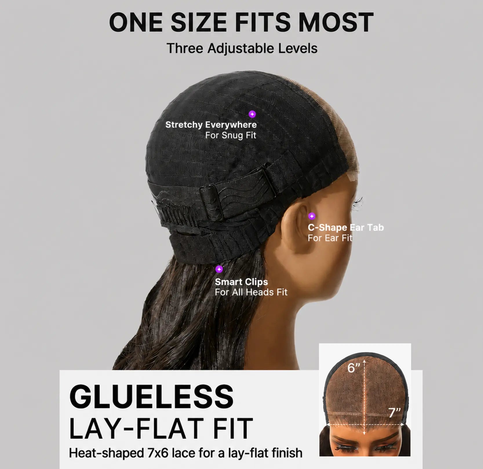 LUVME Kinky Body Wave Glueless Wig Natural Salon Blowout 7X6 Closure HD Pre-Cut Lace All-Day Comfort™ Partingmax #Tiktokshopbacktoschool #Sohochic
