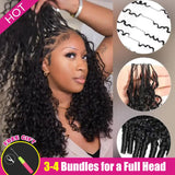 【Flash Sale】Isee HAIR Human Hair Crochet Hair Extensions – Miracle Knots Pre-Separated Crochet Braids, Knotless Boho Braids, Mermaid Braids, Goddess Braids, Burmese Curly, Kinky Curly, Water Wave, Vacation Hair & Beach Essentials#Summerwins #Summerhair
